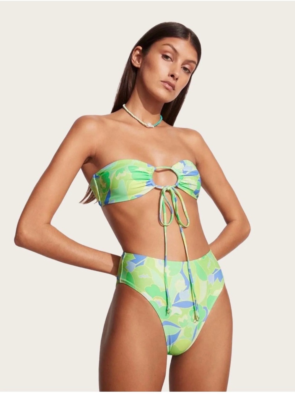 Faithfull the Brand Bikini Set with matching Wrap Skirt